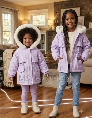 Girls Fleece Lined Winter Coats (Ages 2-5)