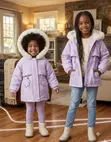 Girls Fleece Lined Winter Coats (Ages 2-5) - 1