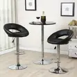 Upholstered Leather Bar Stool for Kitchen & Restaurant - 1