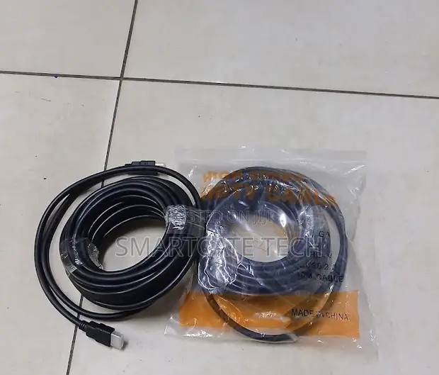HDMI Cable 10m Black - 1080p/4K TV, Monitor, Projector - 1