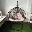 Garden Swing Chair - Brown Stainless Steel - 1