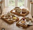 3-in-1 Bamboo Serving Trays - 2