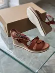 Dune Platform Wedges - Tan Leather, Sizes 37-42 - 2
