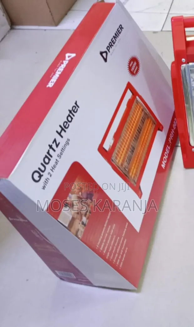 Premier 1600W Portable Quartz Heater - Mipangilio 2 - 1