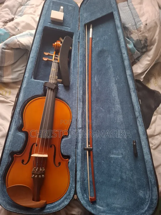 Maple Leaf Violin with Chin Rest and Case - 1