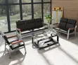 Sofa ya Mapokezi ya Ngozi ya Viti 5 - 4