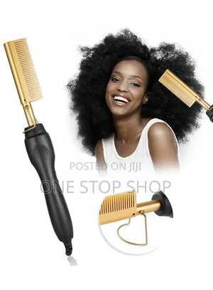 Professional Ceramic Hair Straightener Comb
