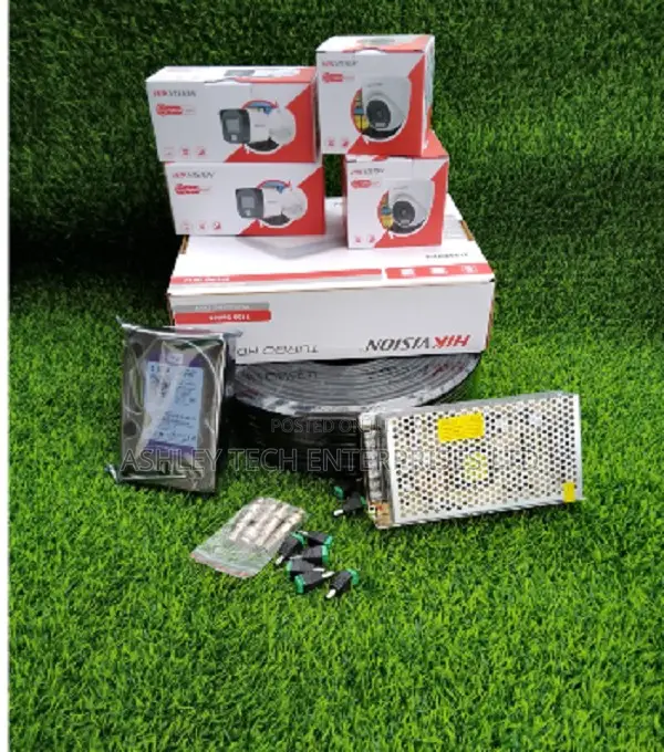 New Hikvision 4-Channel 2MP CCTV Security Kit - 1