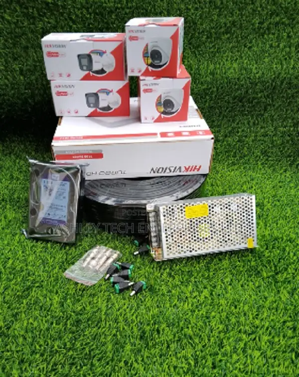 Hikvision 4CH 2MP CCTV Camera Kit - 1