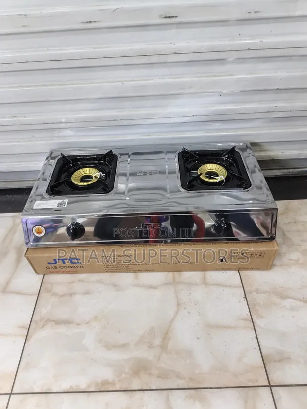 JTC 2 Burner Gas Stove Cooker - 1