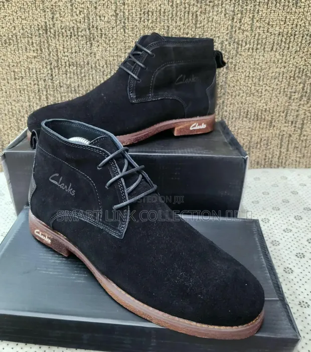 Clarks Leather Suede Boots - 1