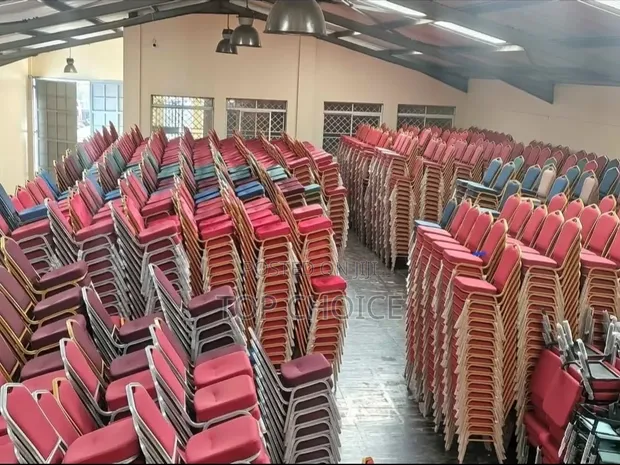 Stackable Banquet Chairs - Conference, Church, Event Seating - 1