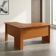 1.2M Curved 3-Drawer Office Desk - 1