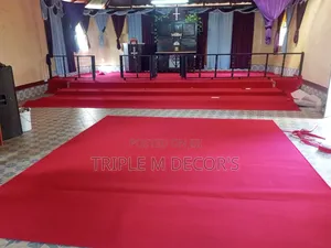 Royal Red 4mm Delta Carpet kwa Madhabahu ya Kanisa