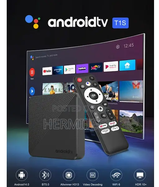 Hermitech H313 Max Kipokezi cha TV - 1