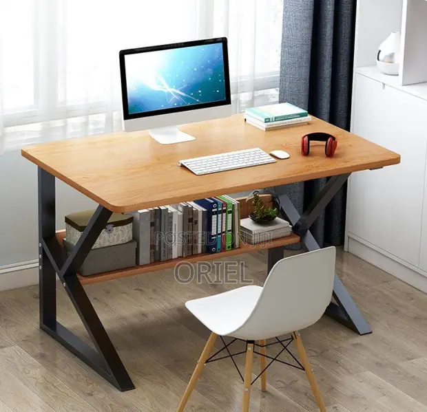 Computer Gaming Study Desk - Brown - 1