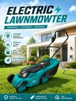 TOTAL 1600W Electric Lawn Mower TGT616151 - 2