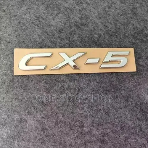 Mazda CX-5 3D Metallic Trunk Emblem Sticker - 1
