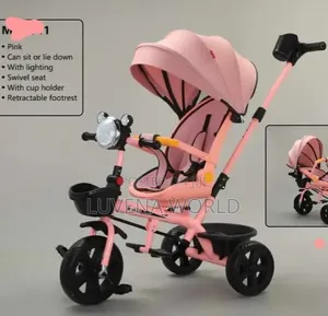 Multifunction Children's Tricycle with Parent Handle