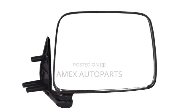 Nissan Sahara D21 Hardbody 4x4 Pickup Side Mirror (RHS) Black Manual - 1