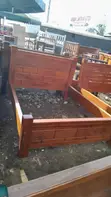 Mahogany King Size Bed - Brand New - 2