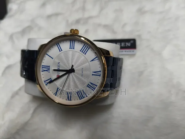 Curren M8422 Women's Watch - Blue and White - 1