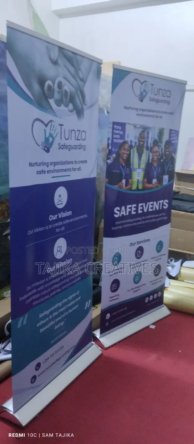 Premium Broadbase Roll Up Banner Stand - 1