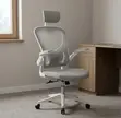 Ergonomic High Back Orthopedic Headrest Office Chair - Gray - 4