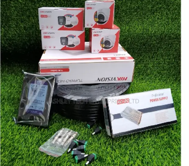 Hikvision 4 Channel 2MP CCTV Kit na Night Vision - 1