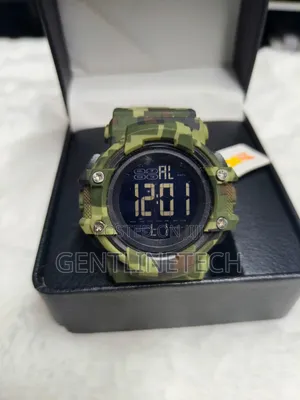 Skmei Green Camouflage Digital Watch
