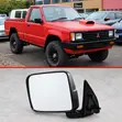 Kioo cha Side cha Mitsubishi L200 Pickup (1988-1989) - Nyeusi Manual LH - 2