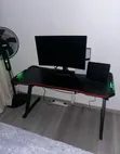 Boss Office Products Roll LED Gaming Desk 1.2m Black - 2