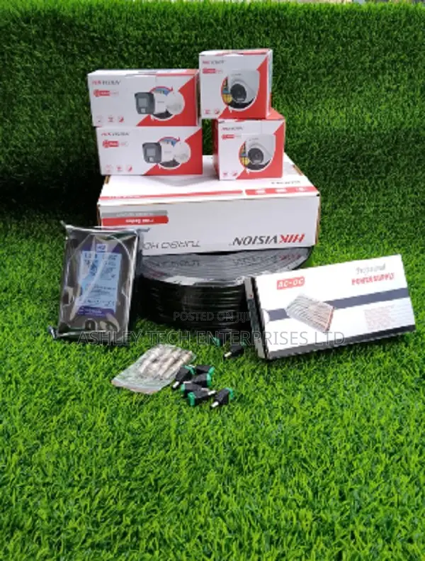 Hikvision 4 Camera 2MP Security Surveillance Kit - 1