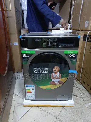 Syinix 10KG Automatic Washing Machine - Steam Baby Care