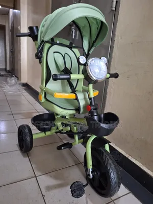 Multi-Function Children's Tricycle Stroller with Swivel Seat