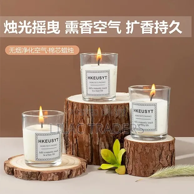 Premium Scented Candles - Vanilla, Rose, Pear & More - 1
