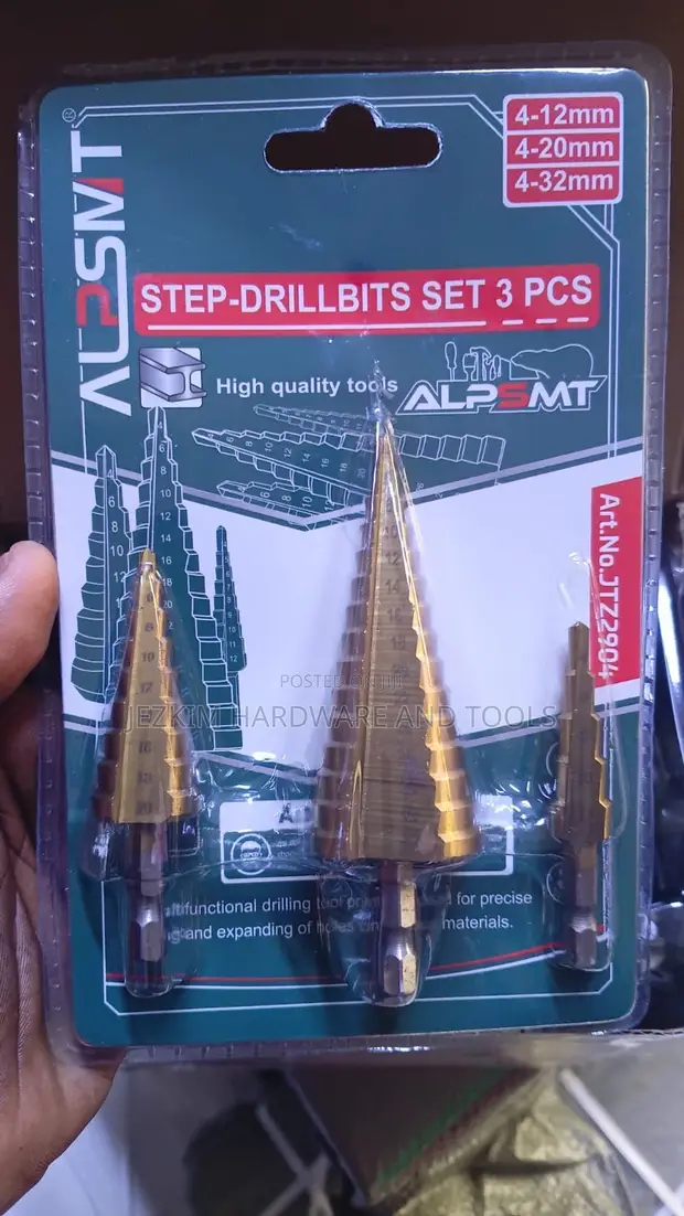 Step Bit Set - Drill Bit Nyingi - 1