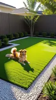 Artificial Grass Lawn ya Bustani Berkali - 5