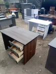 Modern Dark Gray Desk - 2
