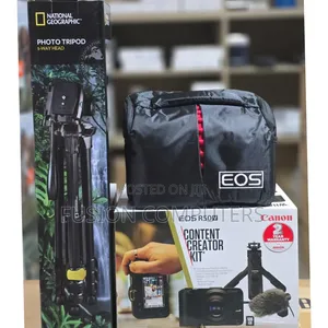 Canon R50V Content Creator Kit - Free Bag & Tripod