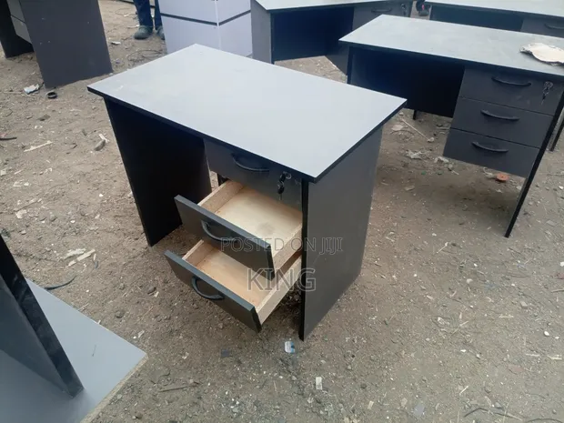 Main Accountant Desk with Three Drawers - 1