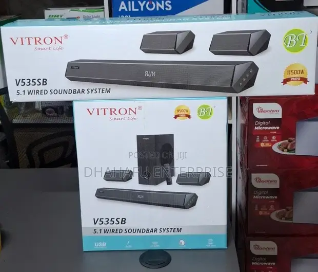 Vitron V535sb 5.1 Soundbar System ya Wired - 1