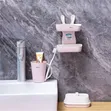 Bunny Soap Holder - Pink and Blue - 1