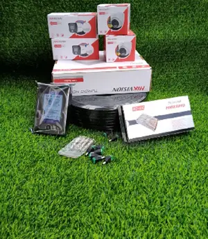 Hikvision 4CH 2MP HD CCTV Camera Kit ya Usalama