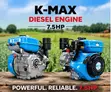 K-Max 7.5HP Injini ya Dizeli - 1
