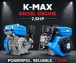 K-Max 7.5HP Injini ya Dizeli - 2