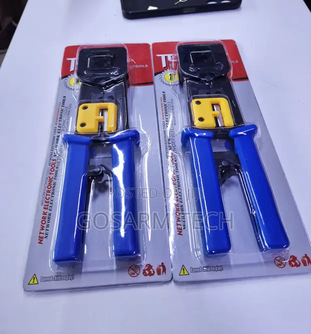 Pass Through Crimping Tool for Cat5/Cat6 - 1