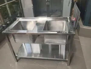 Sink Mbili za Chuma cha Kutuozi za Kibiashara - 1200mm