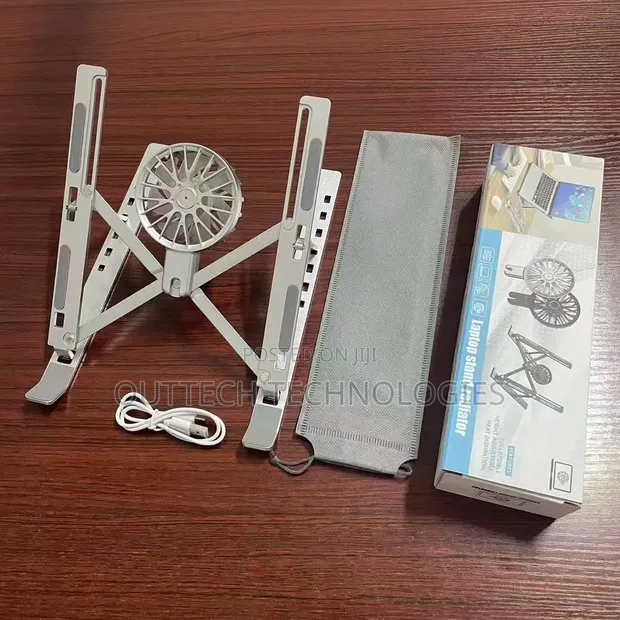 Foldable Laptop Stand with Fan - 1