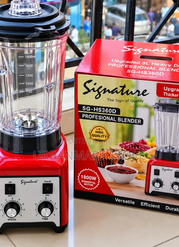 Signature SG-HS360D 5L Heavy Duty Commercial Blender 1800W - 1